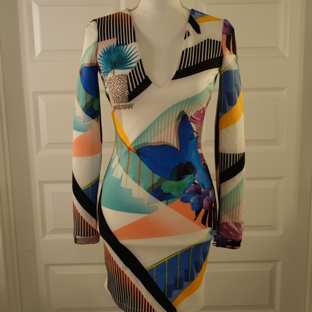 Bebe long sleeve bodycon dress -Sz. XS (NWOT)